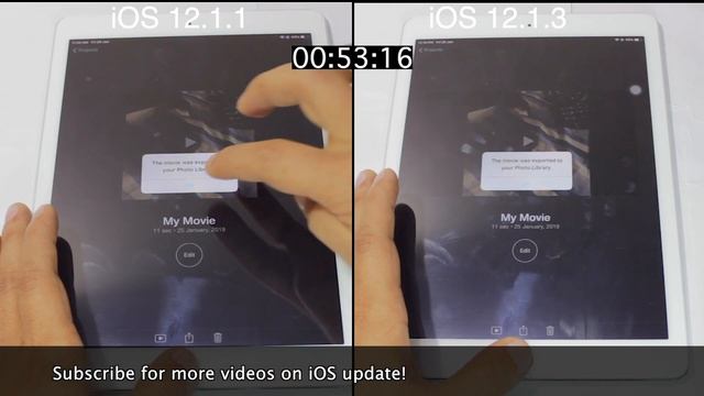 iOS 12.1.3  Vs iOS 12.1.1 Speed test on iPad Pro 2016 | iSuperTech смотреть онлайн