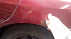 Ремонт заднего крыла, пежо 406,