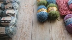 №152 Прикупила немного пряжи и спиц _ Что планирую довязать несмотря на сезон.