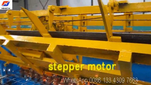 compare stepper motor with Manual mechanical drop on the wire mesh panel machine смотреть онлайн