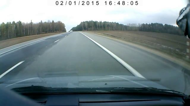 Дорога Гродно - Минск 01.02.2015 смотреть онлайн