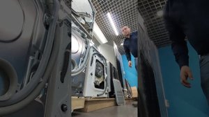 Как снять ТЭН на узкой стиральной машине LG с прямым приводом