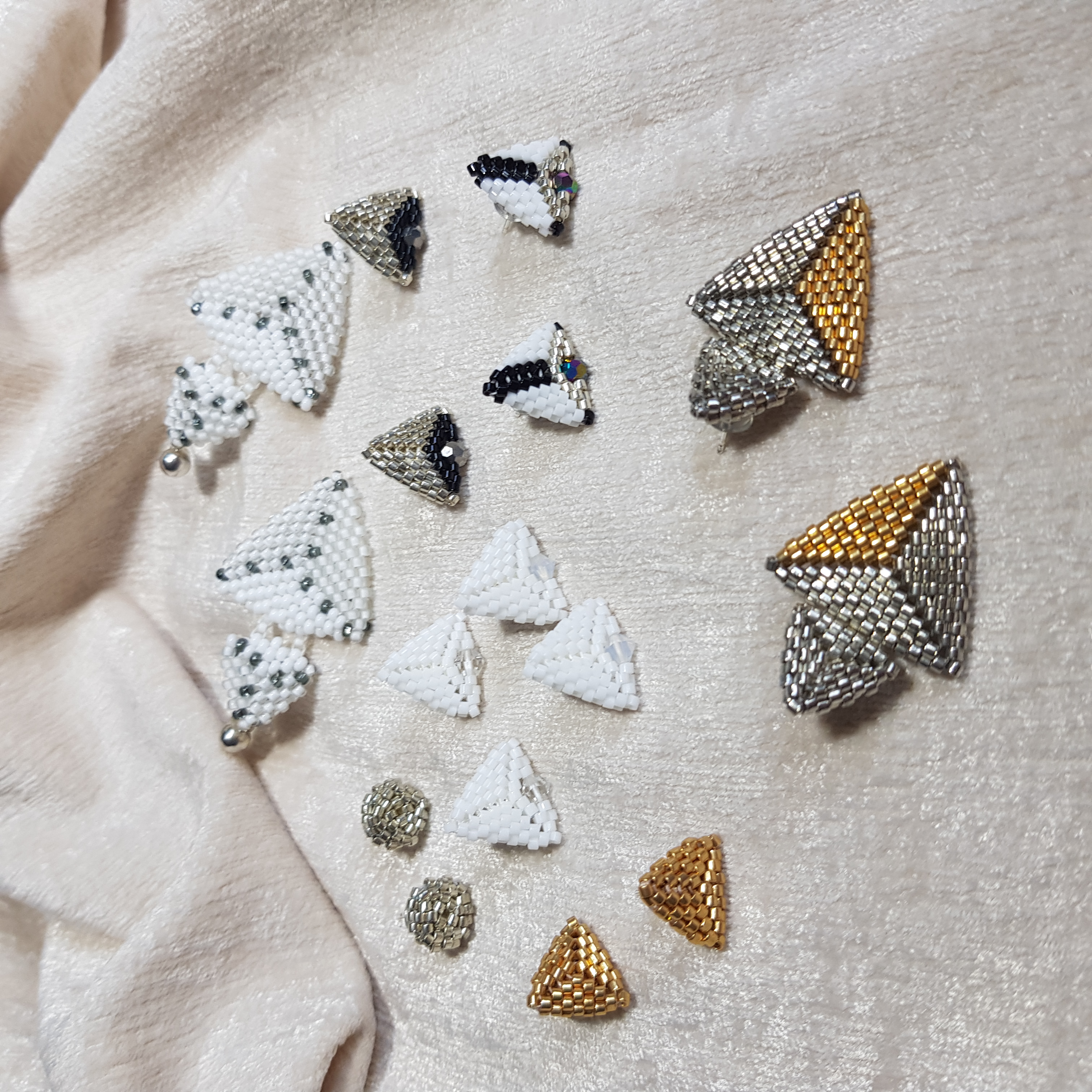 Серьги из бисера