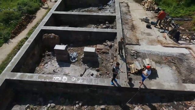 Реконструкция фундамента Храма Святого Николая в Заянье, Псковская область, после пожара в 2014 г. смотреть онлайн