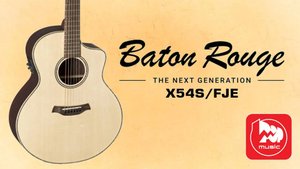 BATON ROUGE X54S/FJE - электроакустическая гитара с глянцевым черным или глянцевым натуральным топом