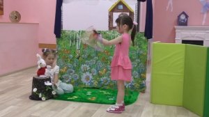 Кукольное представление "Заюшкина избушка" Группа 8 (4-5 лет)