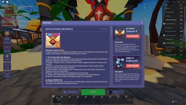 How i got Free Battle Pass Roblox BedWars Season 8 смотреть онлайн