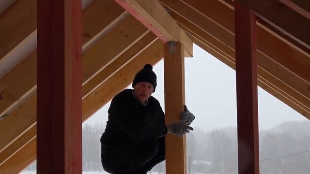 Строительство каркасного дома своими руками. Стропильная система каркасного дома. смотреть онлайн