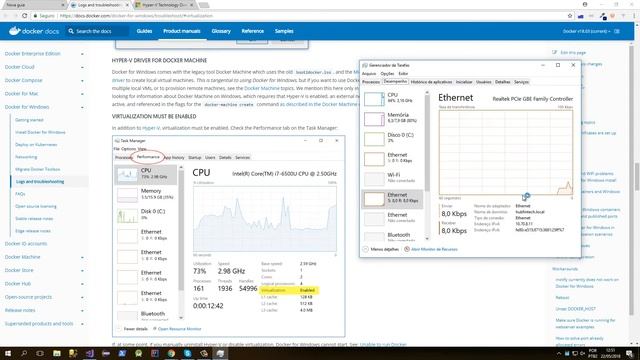 Docker Resolvendo Problemas De BIOS e HyperV смотреть онлайн