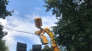 Показываю аттракцион krezy корсар в Уфе