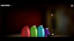 Blob Opera but Red has a mental breakdown and then goes to sleep.