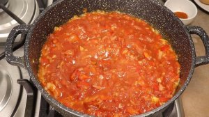 Яйца в остром томатном соусе - ШАКШУКА!!! Очень вкусная яичница!!! Пошаговый рецепт.