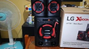 LG XBOOM LK72B bass blast sound test