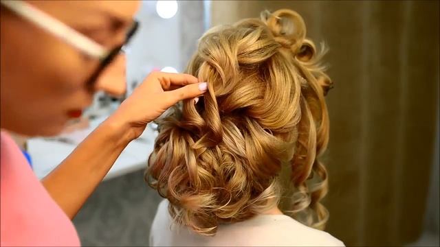 Свадебная прическа смотреть онлайн