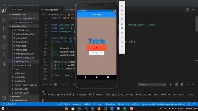 Dart & Flutter Full App | Flutter Beginner Tutorial | Flutter & Dart Tetris App Series #0