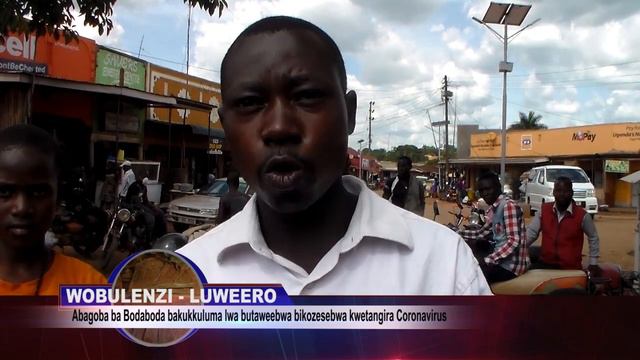 E Luweero aba bodaboda bakukuluma lwa butaweebwa bikozesebwa kwetangila #CoronaVirus смотреть онлайн