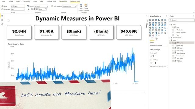Select measures dynamically from a slicer in Power BI | Dynamic Measures | DAX Sundays |Power BI |4