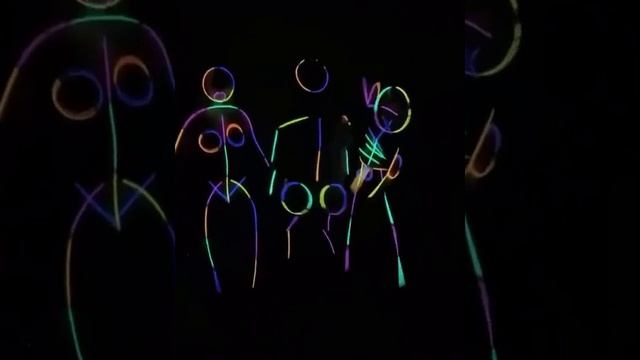 Glow sticks dance