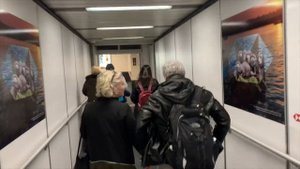 Перелет Москва - Нью-Йорк с пересадкой в Париже.