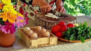 Жареный Баклажан с Овощами Азербайджанская Кухня Деревенская Кухня Рецепты