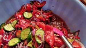 Узбекский салат на зиму - "Шакроб"