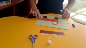 Аппликация: «Пожарная машина»