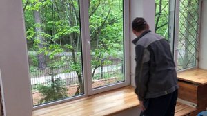 Широкие подоконники из лиственницы
