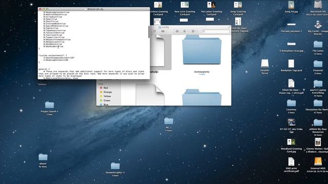 Configuration File Tutorial 1.7.10 Mac