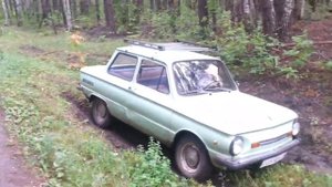 ЗАЗ 968 М 《Мятный》на бездорожье в лесу. Off road test ZAZ 968 M.
