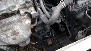 Снятие переднего бампера, фар и радиатора Mazda Premacy 2000г