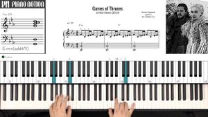 Game of Thrones Main Theme - Ramin Djawadi (Sheet Music - Piano Solo - Piano Cover - Tutorial)