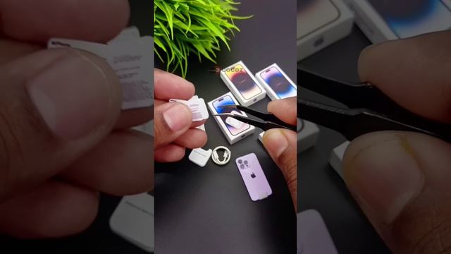 miniature iPhone 14 pro max unboxing...