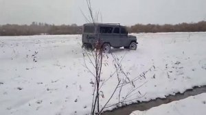 УАЗ 3153 по первому снежку