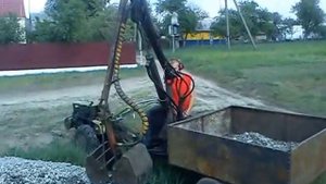 мотоблок мини ескаватор самосвал