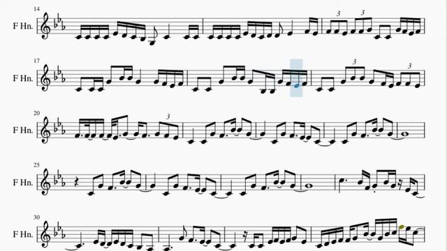 Horn Sheet Music: How to play Stronger than You (Undertale) by Soreperior and djsmell смотреть онлайн