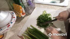 ЗАЛИВНОЙ ПИРОГ с ЗЕЛЁНЫМ ЛУКОМ и ЯЙЦАМИ на низкоуглеводной МИНДАЛЬНОЙ И ЛЬНЯНОЙ МУКЕ