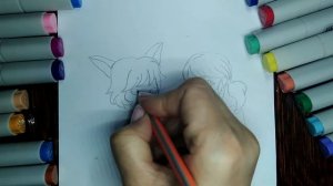 Как нарисовать Супер кота и леди Баг поэтапно легко и просто ребенку