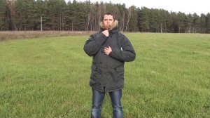 Куртка Аляска N3B OXFORD, Black/Orange (Nord Storm)