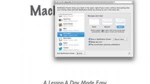 Macbook Lessons #9 Notifications