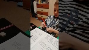 Умора. Делаю домашнее задание по математике. Подготовка к школе.
