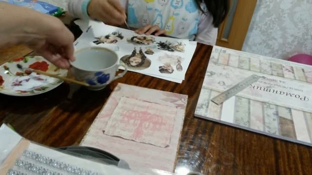 Скапбукинг....Декор записной книжки. смотреть онлайн