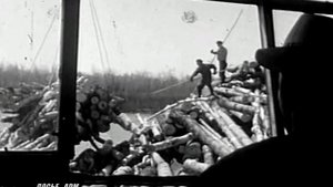 1968 год. Тюмень. Работа речного порта.