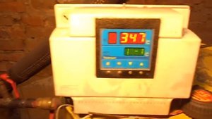 Печь на отработанном масле (отработке) 10кВт с маслонасосом . Отопление гаража.