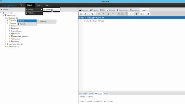 How to create a Database - PgAdmin 4 | PostgreSQL # 01 смотреть онлайн