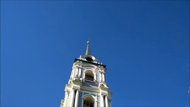 Тула. Гимн и бой часов на колокольне Свято-Успенского собора смотреть онлайн