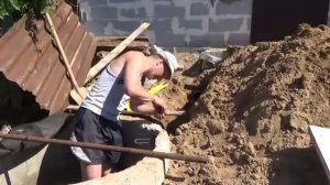 Простая канализация на участке с высоким уровнем подземных вод.