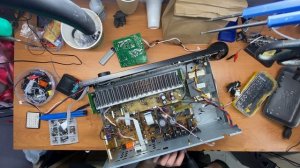 AV ресивер 7 2 YAMAHA RX V577 разбор