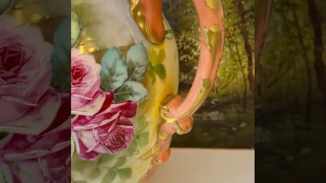 Антикварный кувшин лимож