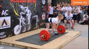 Рекорд города установили на турнире по становой тяге