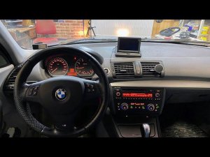 BMW 1 E87 -  М руль, панель климата от рестайла, звук ошибок и приветствия через магнитолу.